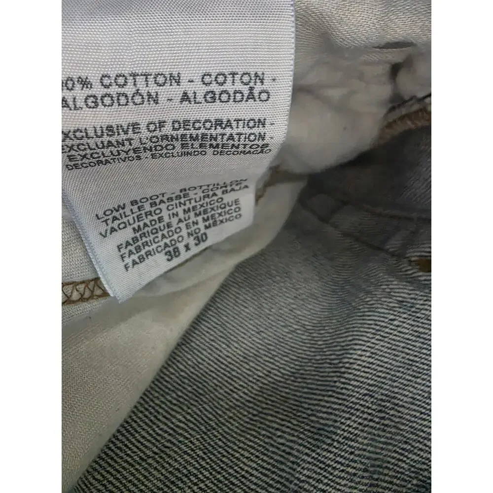 Signature by Levi Strauss & Co. Low Boot Jeans Light Wash 38x30 - Like New